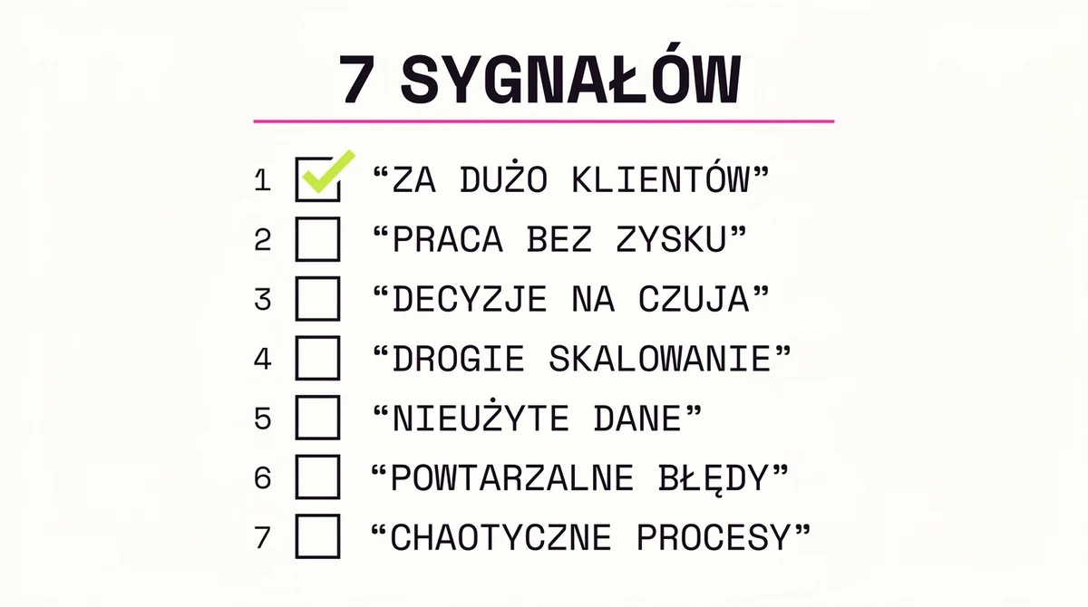 7 sygnałów, że firma potrzebuje automatyzacji