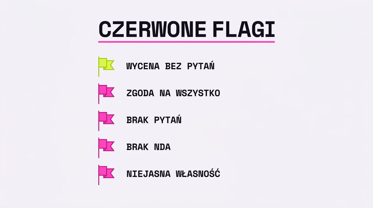 5 czerwonych flag złego wykonawcy automatyzacji